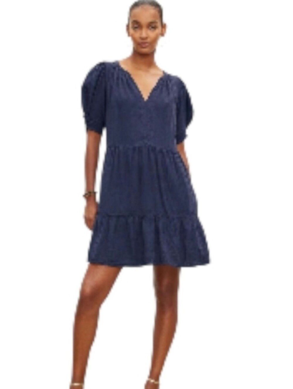 Velvet By Graham & Spencer Bella Mini-Dress In Peach, Rare Color!! - Picture 11 of 15